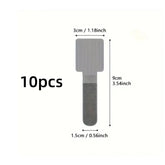 10pcs Self Adhesive Cable Organizer, Table/Wall Adhesive Cable Fixed Clip, Power Cable Tie Network Cable Routing Holder